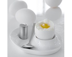 Porcelanowy kieliszek na jajko Steel Function Milano