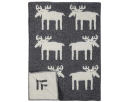 Pled premium Klippan Moose wełna owcza
