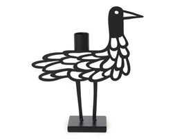 Shorebird black - świecznik