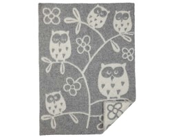 Kocyk Klippan Tree Owl - eco wełna