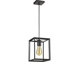 LAMPA wisząca NAPOLI LP-4146/1P BK Light Prestige metalowa OPRAWA zwis klatka czarna