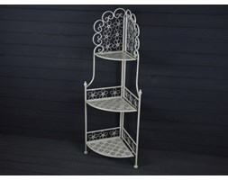 REGAŁ PÓŁKA SZAFKA METALOWA SHABBY 123CM