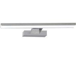 Kinkiet LAMPA ścienna SHINE ML028 Milagro metalowa OPRAWA LED 7W nad lustro do łazienki galeryjka IP44 chrom