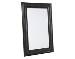 Lustro czarne - w ramie - do łazienki - do salonu - 61 x 91 cm - LUNEL