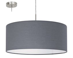 LAMPA wisząca PASTERI 31577 Eglo okrągła OPRAWA abażurowa zwis szary