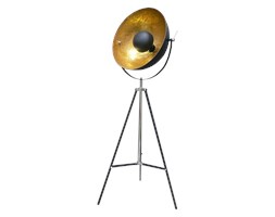 Lampa podłogowa Gravity czarna ze złotym wnętrzem 170 cm
