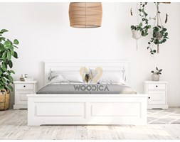 Białe łóżko Parma 48 I 90x200