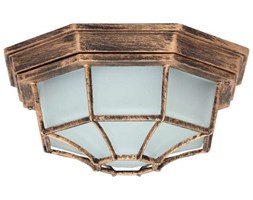Zewnętrzna LAMPA sufitowa MILANO 8376 Rabalux OPRAWA ogrodowa klasyczna PLAFON retro outdoor złoto antyczne