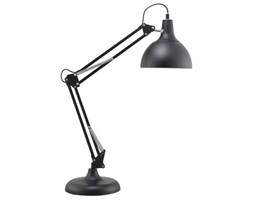 Stojąca LAMPKA biurkowa DAVE 7901104 Spotlight stołowa LAMPA metalowa na regulowanym ramieniu czarna