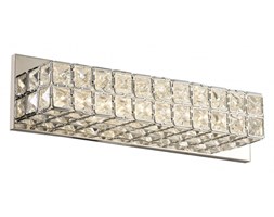 Kinkiet LAMPA ścienna ORTIZ B97136-2L Italux halogenowa OPRAWA kryształowa glamour crystal chrom przezroczysty