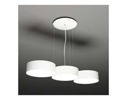 Żyrandol LAMPA wisząca ZAMA 5513/GX53/BI Shilo metalowa OPRAWA zwis okrągły biały