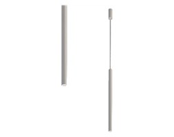 LAMPA wisząca YABU 5526/GU10 35mm/BI Shilo metalowa OPRAWA minimalistyczny ZWIS sopel tuba biała