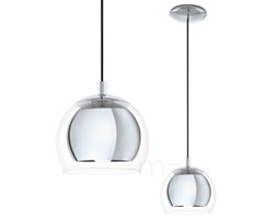 LAMPA wisząca ROCAMAR 94592 Eglo metalowa OPRAWA nowoczesna ZWIS kula ball chrom