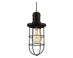 Marynistyczna LAMPA wisząca SYNTHIA MDM2273-1 Italux industrialna OPRAWA metalowa ZWIS drut czarny