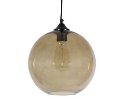 LAMPA wisząca EDISON 31-28259 Candellux szklana OPRAWA retro ZWIS kula ball brązowa