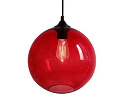 LAMPA wisząca EDISON 31-21410 Candellux szklana OPRAWA retro ZWIS kula ball czerwona