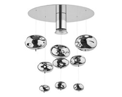 Plafon LAMPA sufitowa SALVA A 5422 Nowodvorski dekoracyjna OPRAWA zwis rain krople stones chrom