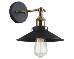 Kinkiet LAMPA ścienna KERMIO MBM-2319/1 Italux metalowa OPRAWA industrialna czarna