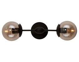 Kinkiet LAMPA ścienna MODERN GLASS WALL LA024/W Altavola szklana OPRAWA kule balls czarne cappuccino