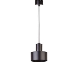 Metalowa LAMPA wisząca RIF 30897 Sigma okrągła OPRAWA zwis czarny
