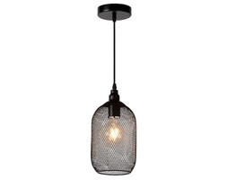 Industrialna LAMPA wisząca MESH 43404/15/30 Lucide metalowa OPRAWA zwis siatka loft czarna