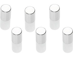 Magnesy do szklanych tablic magnetycznych Velio 6 szt.