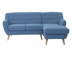 Sofa niebieska - kanapa - tapicerowana - naroznik - MOTALA