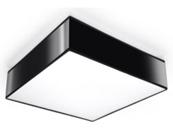 Lampa Sufitowa LED KWADRAT Plafon EFEKT Inferno 45 CZARNA