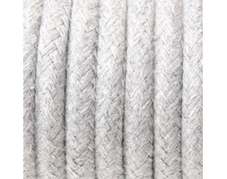 Kabel w oplocie bawełnianym B02 srebrzysta skała trzyżyłowy 3x0.75