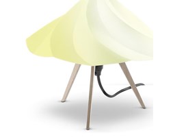 CHANTILLY-Lampa stojąca Trójnóg Drewno Wys.28cm