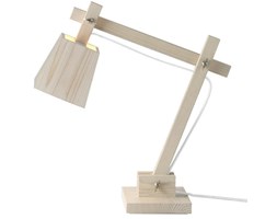 WOOD LAMP-Lampa Biurowa Drewno Wys.50cm