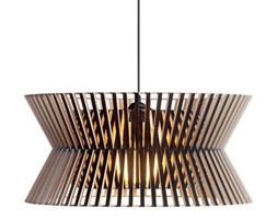 KONTRO-Lampa wisząca Drewno Ø45cm