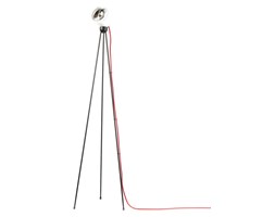 TRIPOD 180°- Lampa podłogowa LED Kabel Czerwony Wys.150cm