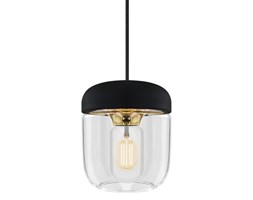 ACORN-Lampa wiszaca Wys.16cm + Kabel Czarny 2,1m