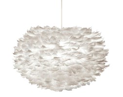 EOS LARGE-Lampa wiszaca Pióra Ø65cm + Kabel Bialy 2,1m