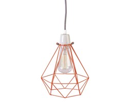 DIAMOND 1-Lampa przenośna Metal Druciana Ø18cm