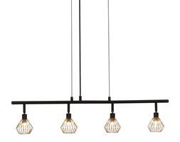 DALMA-Lampa wisząca 4 reflektorki Nastawnych Dł.75,5cm