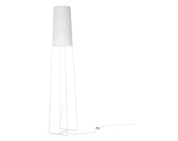 SLIMSOPHIE-Lampa podłogowa Metal & Perkal ze Ściemniaczem 176cm