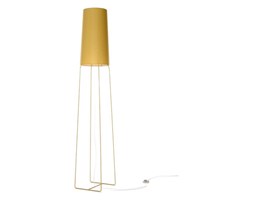 SLIMSOPHIE-Lampa podłogowa Metal & Perkal ze Ściemniaczem 176cm