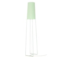 SLIMSOPHIE-Lampa podłogowa Metal & Perkal ze Ściemniaczem 176cm