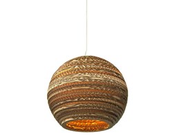 MOON-Lampa wisząca Karton Ø26cm