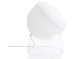 GLOSSY-Lampa stojąca nastawna Szkło/Metal Ø18cm