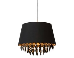DOLTI-Lampa wisząca Cylinder Tkanina & Wisiorki Ø45cm