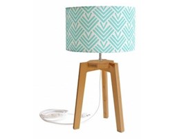 ENTRELACS-Lampa stojaca Tkanina motywy Statyw Dab Wys.44cm