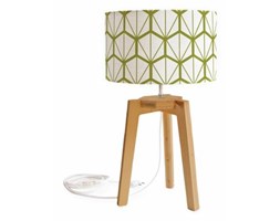 FRAGMENTS-Lampa stojaca Tkanina motywy Statyw Dab Wys.44cm