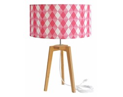KALEIDOSCOPE-Lampa stojaca Tkanina motywy Statyw Dab Wys.58cm