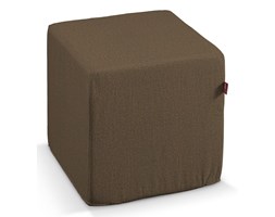 Dekoria Pufa kostka, brązowo-khaki, 40 × 40 × 40 cm, Edinburgh
