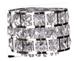 Kinkiet LAMPA ścienna SATURN 21-70135 Candellux kryształowa OPRAWA glamour crystal chrom przezroczysta