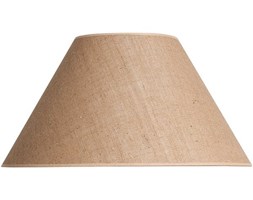 Abażur Belldeco - 50 cm - ciemna juta