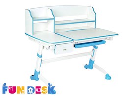 Dziecięce biurko regulowane z szufladą i nadstawką Amare II Drawer